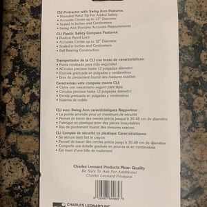 New protractor with compass